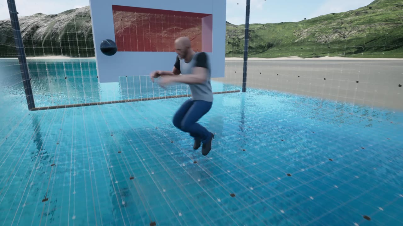 Thrust Champion — a zero-gravity physics sports prototype